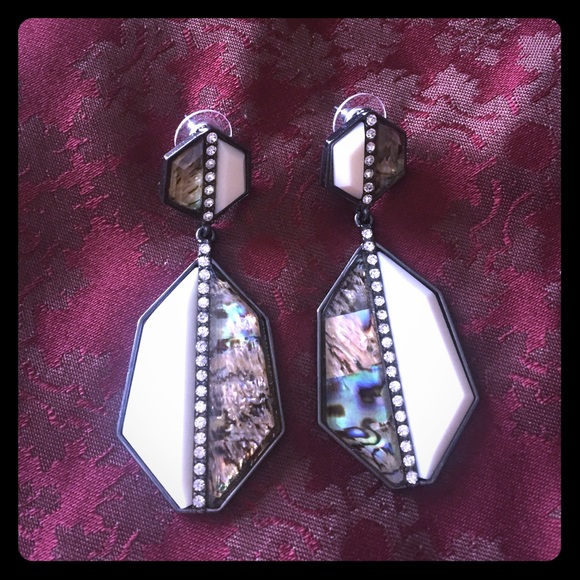 Brown and tortoise earrings