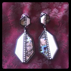 Brown and tortoise earrings