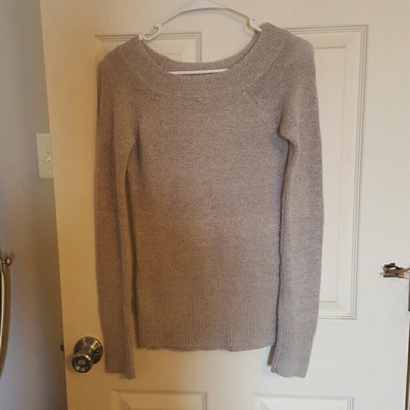 Rue Grey scoop neck sweater