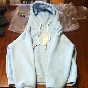 Teen Girls Sky blue fleece sweater