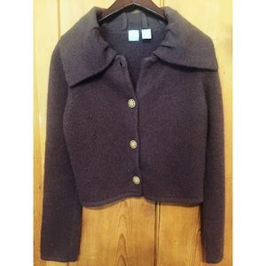 Anthropologie brown sweater.