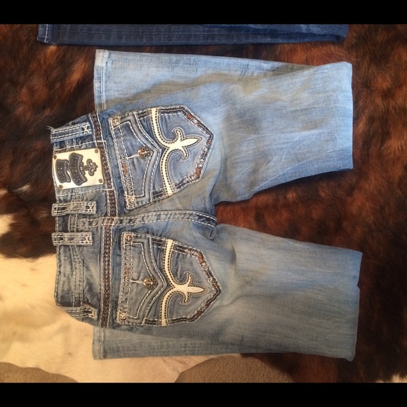 Men Rock Revival Jeans