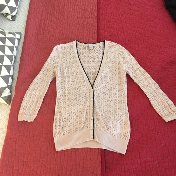 H&M pale pink cardigan
