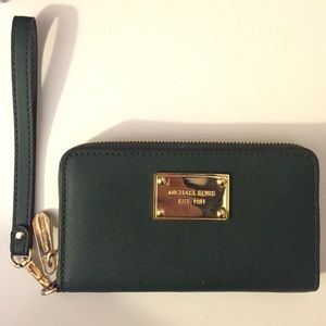 Dark Green Michael Kors Wallet