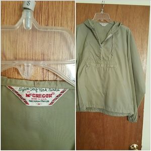 Light weight nylon pullover jacket