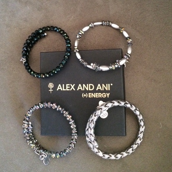 Alex & Ani bracelet set. Vintage sixty-six.