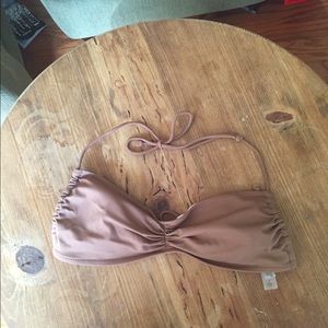 Cute brown bikini top