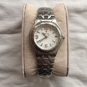 Gorgeous stainless steel Ebel "type e" timepiece