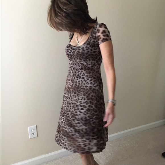 Animal print dress