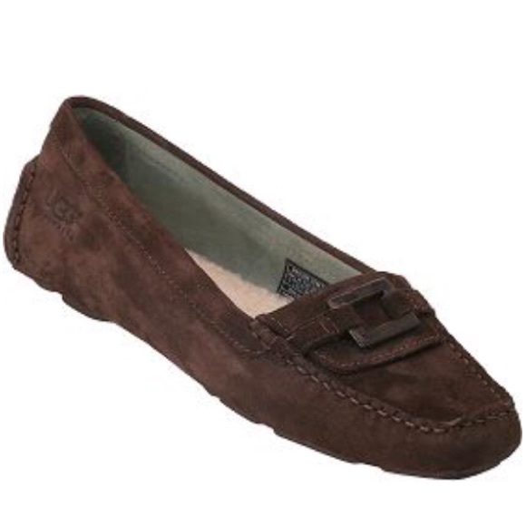 Ugg Australia Abroad Loafers in Chocolate