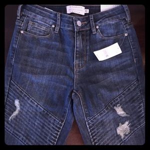 k&k mid moto skinny jeans