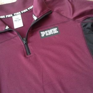 Victoria's Secret ; Pink Half Zip Hoodie