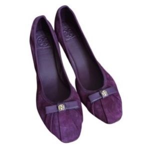 Authentic Purple Tory Burch Flats