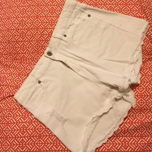 Charlotte Russe HighWaisted Jean Shorts