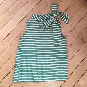 Striped Silk Anthropologie Tank Top Sz 2