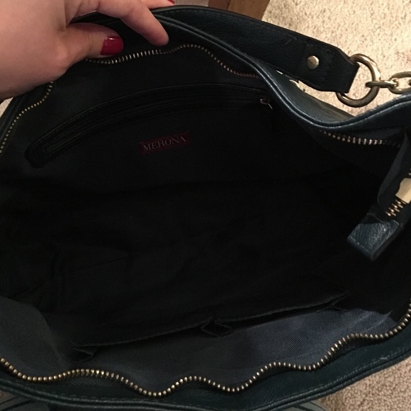 Dark blue/green bag - Picture 3 of 4