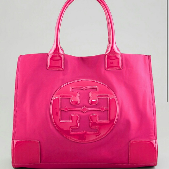 Tory burch Nylon tote bag in Pink