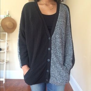 Urban Outfitters Grey & Black Cardigan