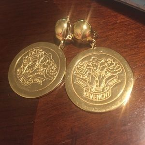 Vintage Givenchy Gold Earrings
