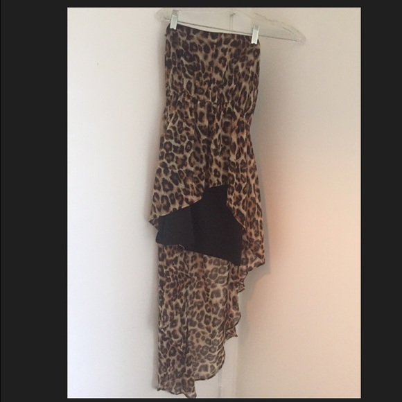 Cheetah print maxi dress