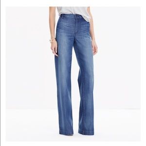 Madewell Denim Trouser Jeans in Kim Wash