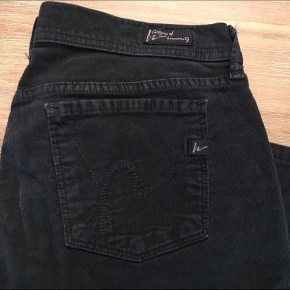 Citizen's for Humanity black corduroy pants, 29
