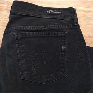 Citizen's for Humanity black corduroy pants, 29