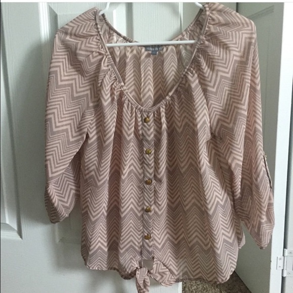 Chevron Shirt from Charolette Russe