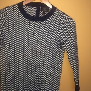 Checkered Italian Cashmere Sweater