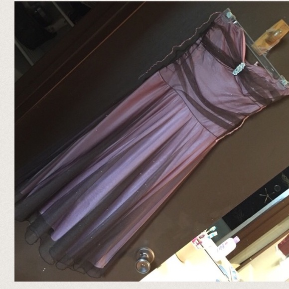 Pink and brown dress