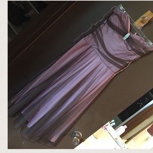 Pink and brown dress