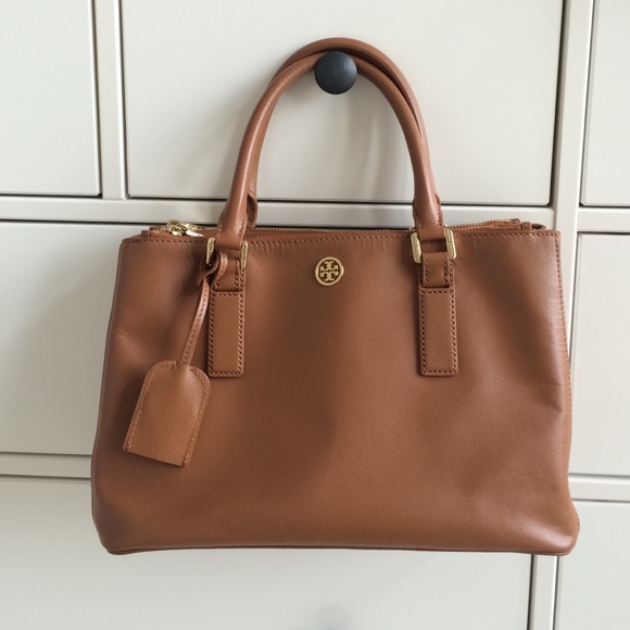 Tory Burch Double Zipper Robinson Tote