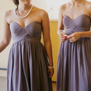 Donna Morgan Lavender Bridesmaid Dress