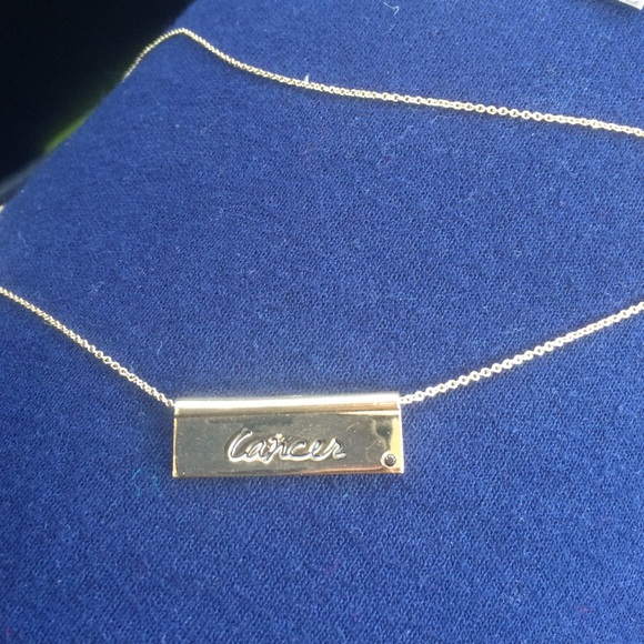 Cancer zodiac necklace