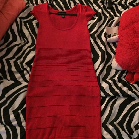 Red Fitted Dress