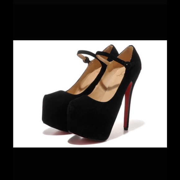 Mary Jane red bottom statement shoes