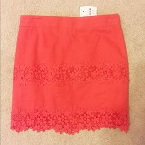 J Crew Lace Skirt