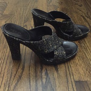 Gucci heeled sandals💝💋💕