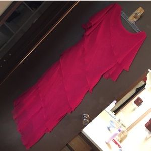 Red formal dress