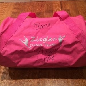 AUTHENTIC signed Dance Mom's Pink Dance Bag