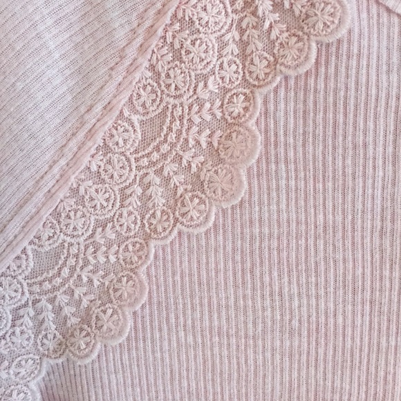 NWT pink Hollister long-sleeve blouse