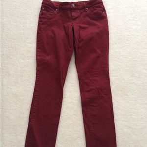Red Express skinny jeans