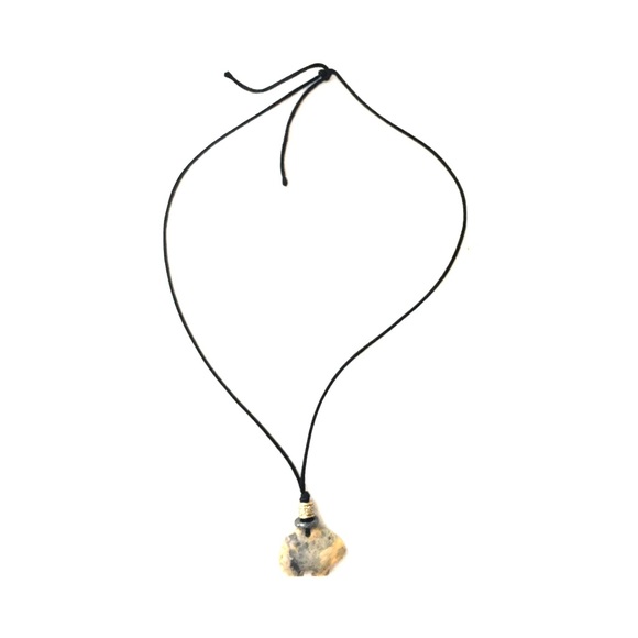 super cute hippie handmade bear necklace!