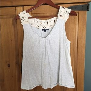 Crochet neck GAP tank