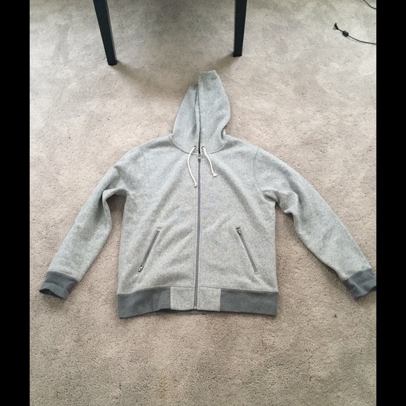 J. Crew full zip hooded sweater!