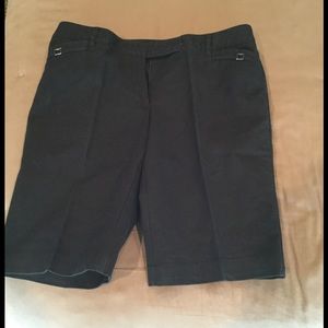 WHBM walking shorts. Black.