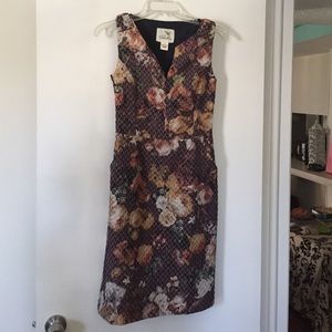 EUC Tabitha for Anthropologie quilted dress, sz 0