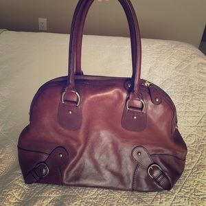 Banana Republic genuine brown leather bag