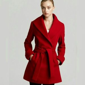 LIKE NEW Red Ali Warp Coat