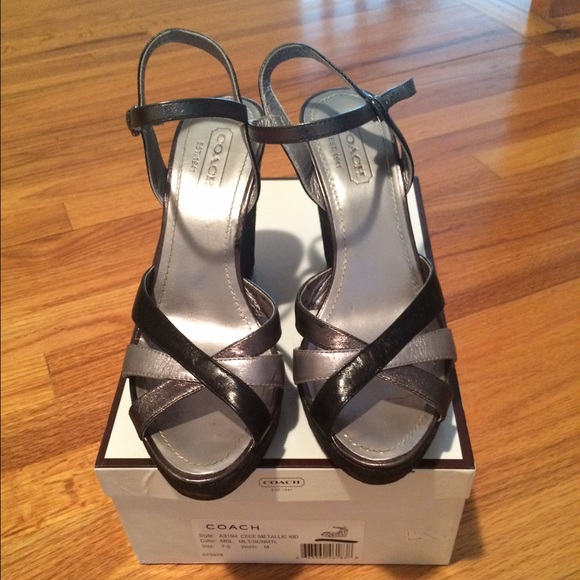 Coach wedge sandals - Picture 2 of 4